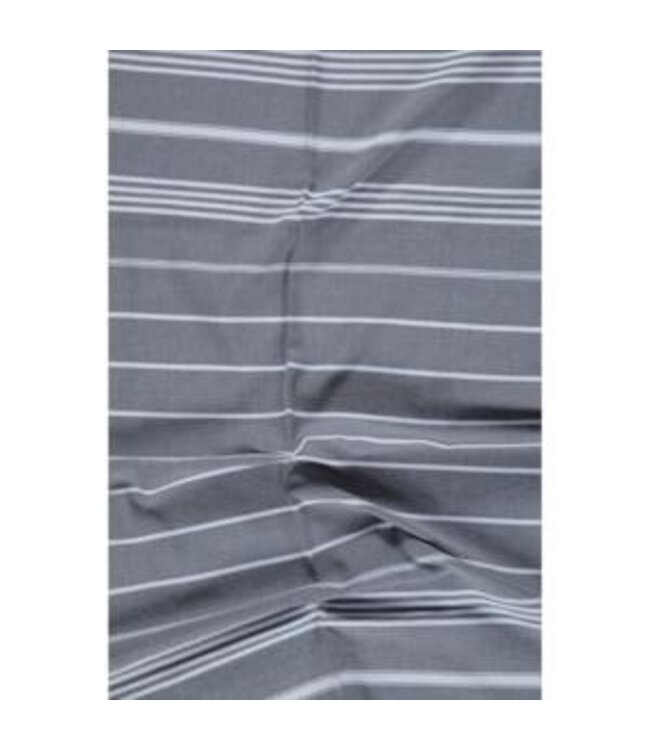 kleine hamamdoek Leyla dark grey 100x50cm
