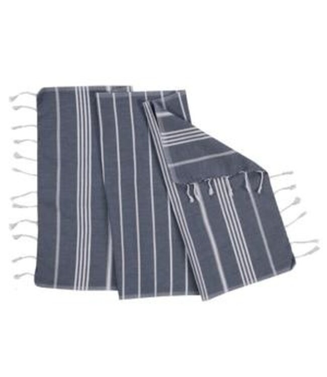 kleine hamamdoek Leyla navy 100x50cm