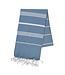 hamamdoek Leyla XXL petrol blue 220x170cm