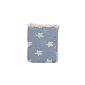 Barine Home hamamdoek Ster blauw