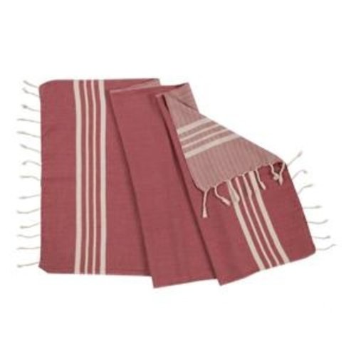 Lalay kleine hamamdoek Krem Sultan dusty rose Lalay kleine hamamdoek Krem Sultan dusty rose