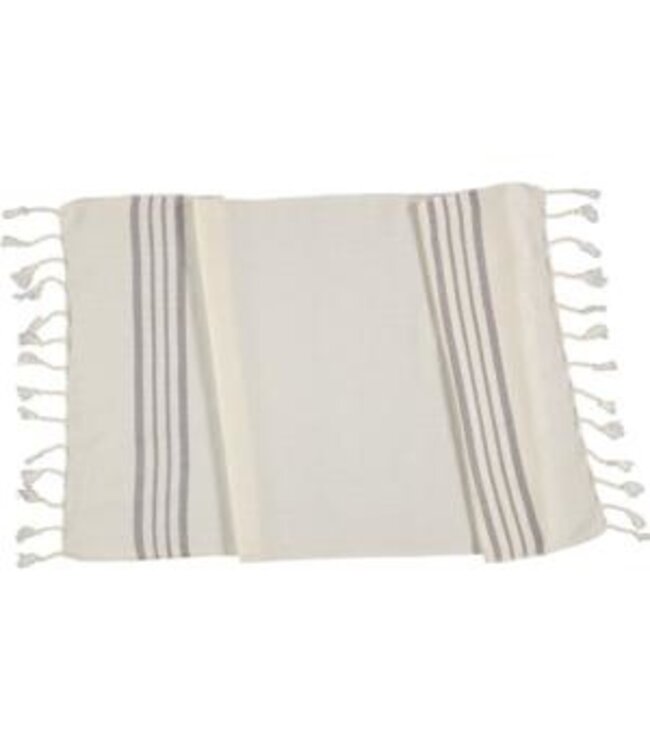 kleine hamamdoek Krem Sultan natural taupe 100x50cm