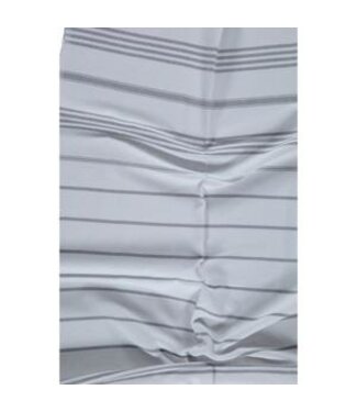 Lalay kleine hamamdoek Leyla white dark grey