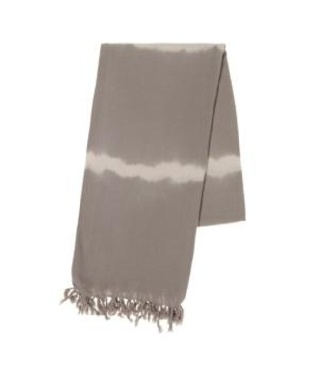 tie dye hamamdoek taupe 170x90cm