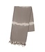 tie dye hamamdoek taupe 170x90cm