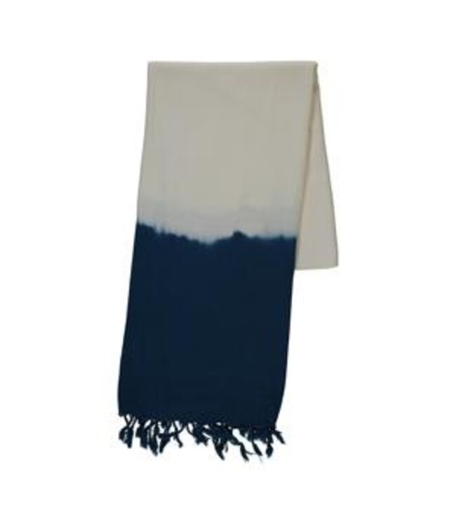 dip dye hamamdoek navy 170x90cm