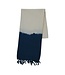 dip dye hamamdoek navy 170x90cm