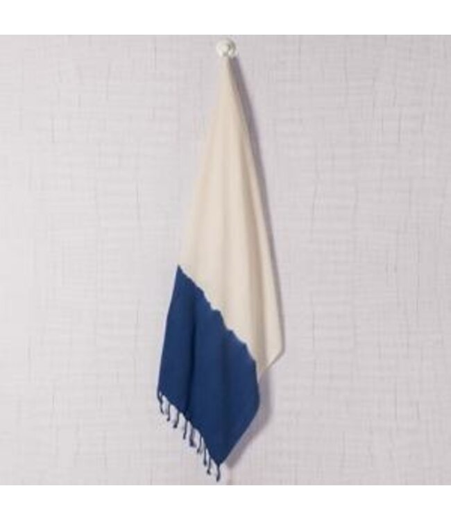 dip dye hamamdoek navy 170x90cm