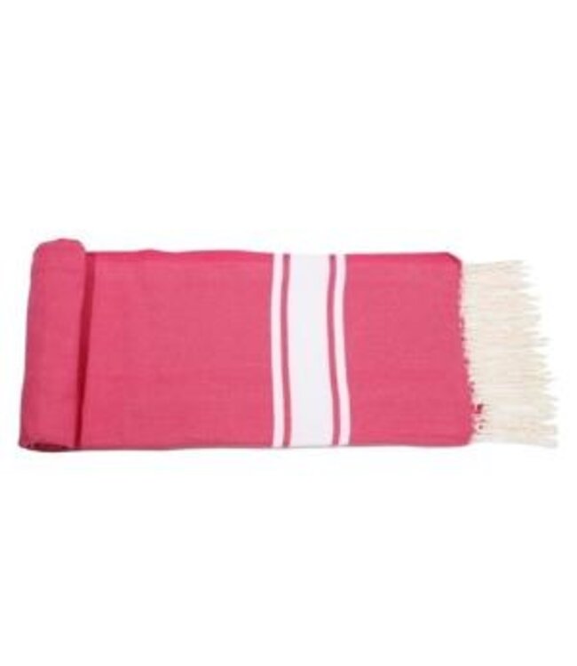 hamamdoek Robuste fuchsia 200x100cm