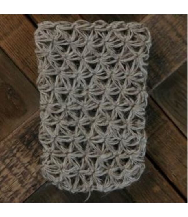 scrubwashand 10x16cm linnen