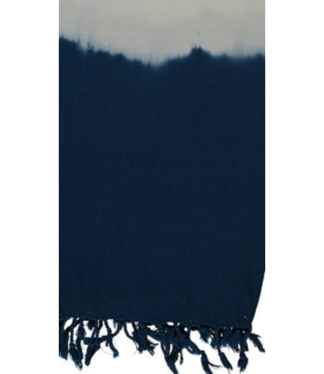 dip dye strandtuniek navy onesize (L/XL)