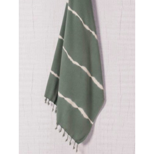 Lalay tie dye strandtuniek almond green Lalay tie dye strandtuniek almond green
