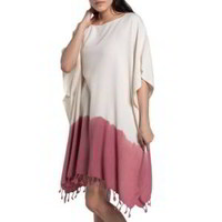 dip dye strandtuniek dusty rose