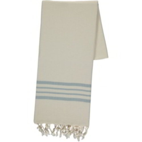 Lalay hamamdoek Krem Sultan natural light blue Lalay hamamdoek Krem Sultan natural light blue