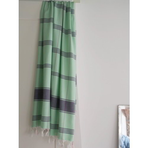 Ottomania organic hamamdoek biokatoen pistachegroen Ottomania organic hamamdoek biokatoen pistachegroen