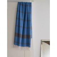 organic hamamdoek biokatoen mediteraanblauw