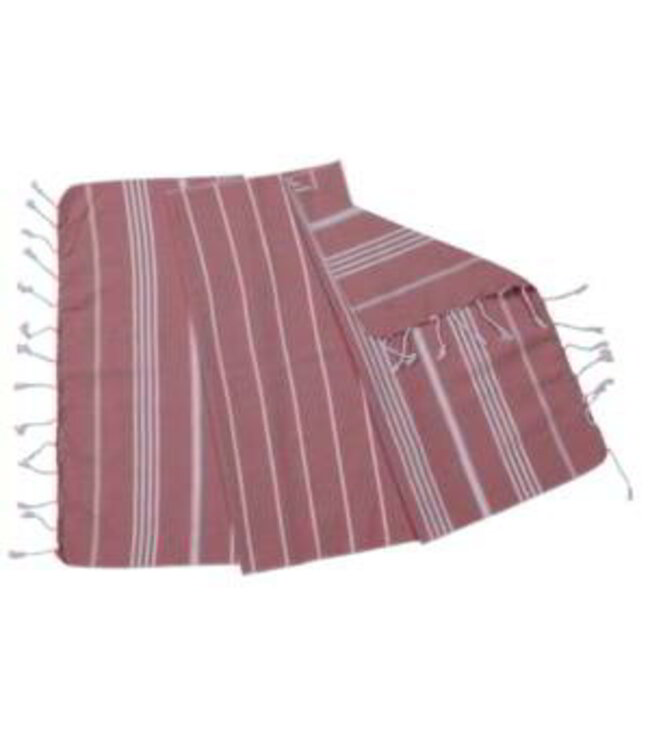 kleine hamamdoek Leyla dusty rose 100x50cm
