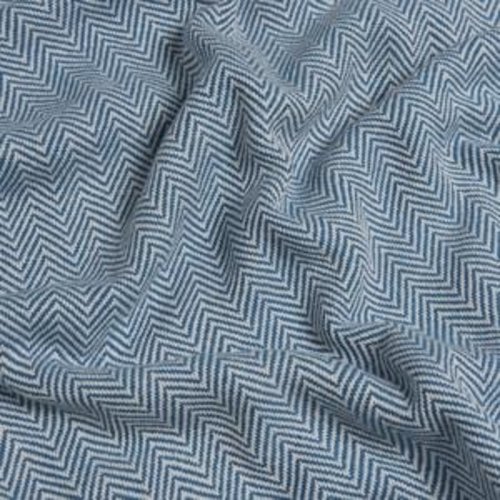 Lalay hamamdoek ZigZag petrol blue