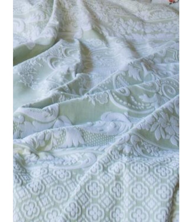 beddensprei Ince lindegroen 225x240cm