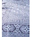 beddensprei Mozaïek aubergine 245x180cm