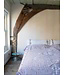 beddensprei Mozaïek bordeauxrood 245x180cm