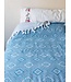 zomersprei Baklava oceaanblauw 230x170cm