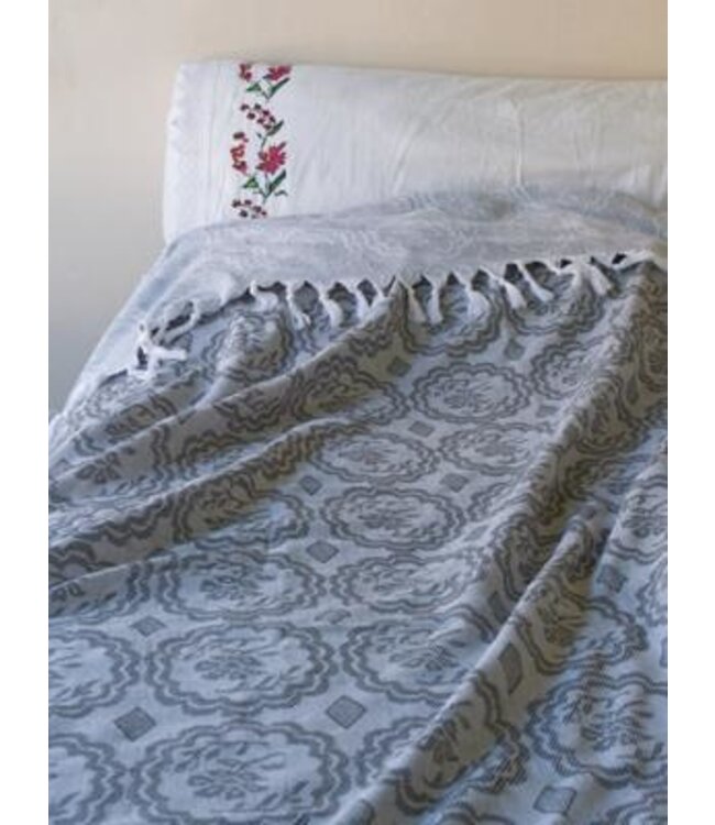 zomersprei Bloem donkergrijs 230x170cm