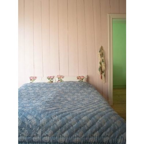 Ottomania damast beddensprei blauw Ottomania damast beddensprei blauw