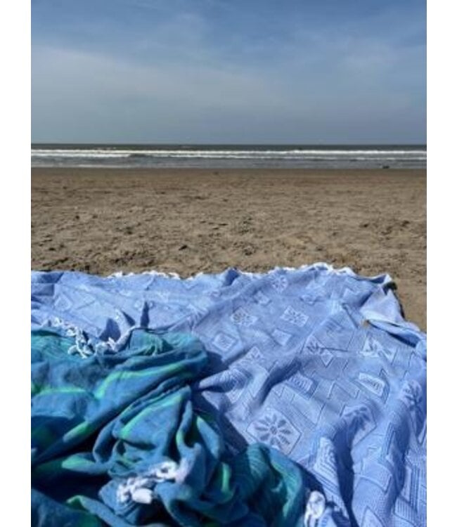 zomersprei Baklava blauw 230x170cm