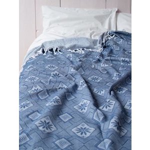 Ottomania zomersprei Baklava marineblauw