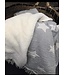 fleece plaid Ster grijs 130x70cm