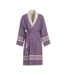 gevoerde hamam badjas Krem Sultan dark purple