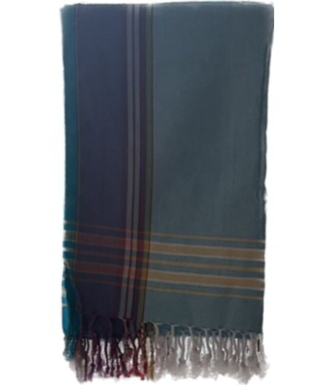 kikoy handdoek light blue 170x95cm