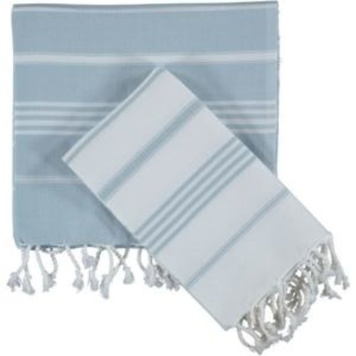 Lalay kleine hamamdoek Leyla light blue