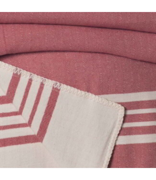 hamam plaid XXL Krem Sultan dusty rose 220x170cm