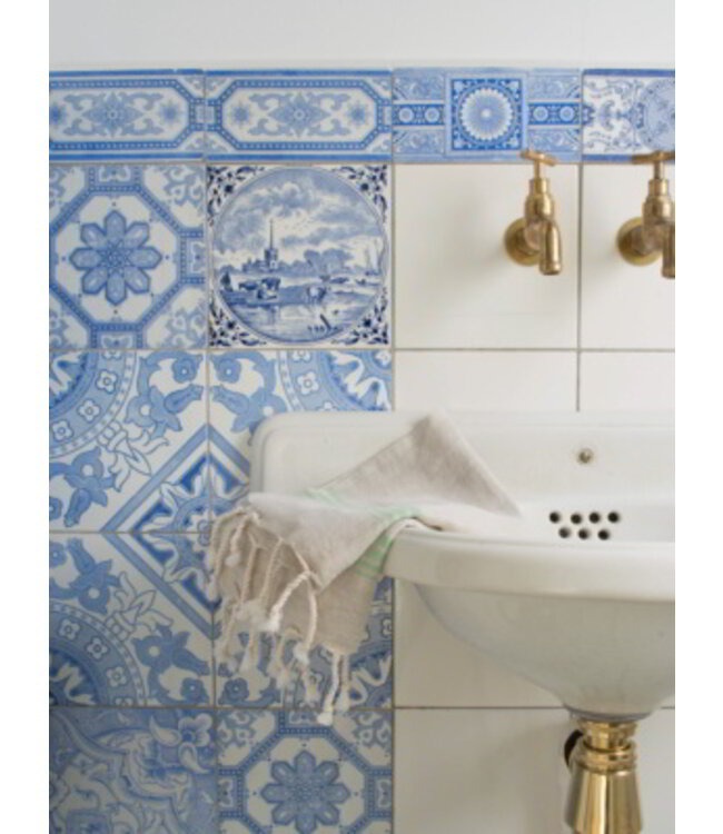 hamam gastendoek linnen pistache 30x50cm