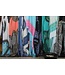Pareo Flower gray anthracite 160x110cm