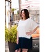 dip dye strandtuniek navy onesize (L/XL)