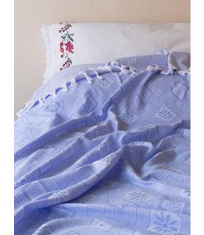 zomersprei Baklava lavendelblauw 230x170cm