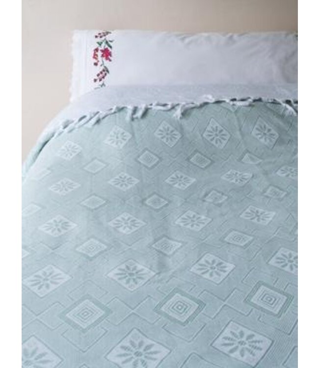 zomersprei Baklava grijsgroen 230x170cm