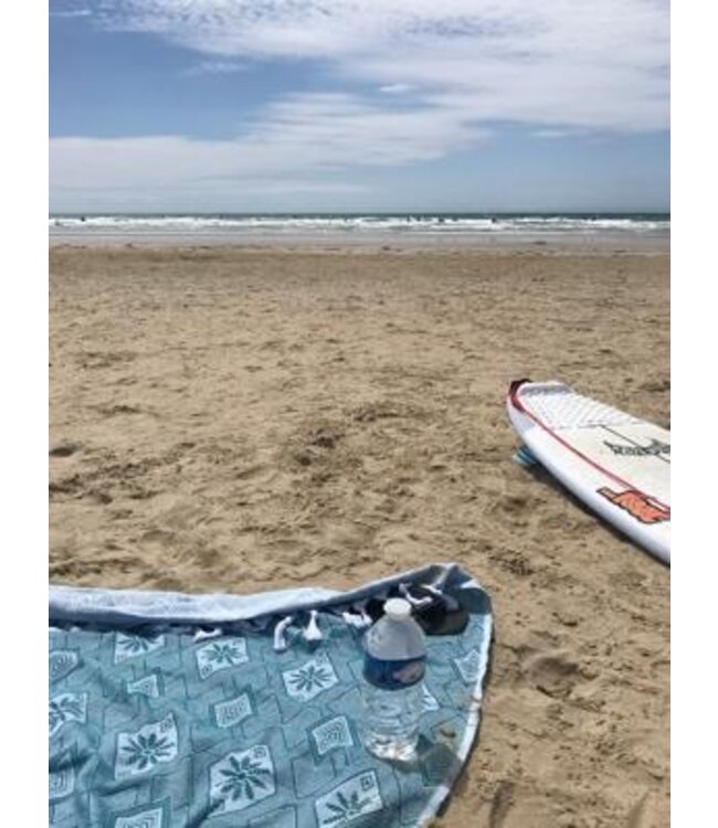 zomersprei Baklava petrol 230x170cm