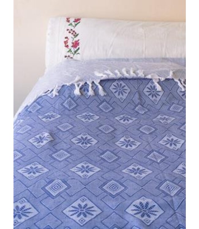 zomersprei Baklava parlementblauw 230x170cm