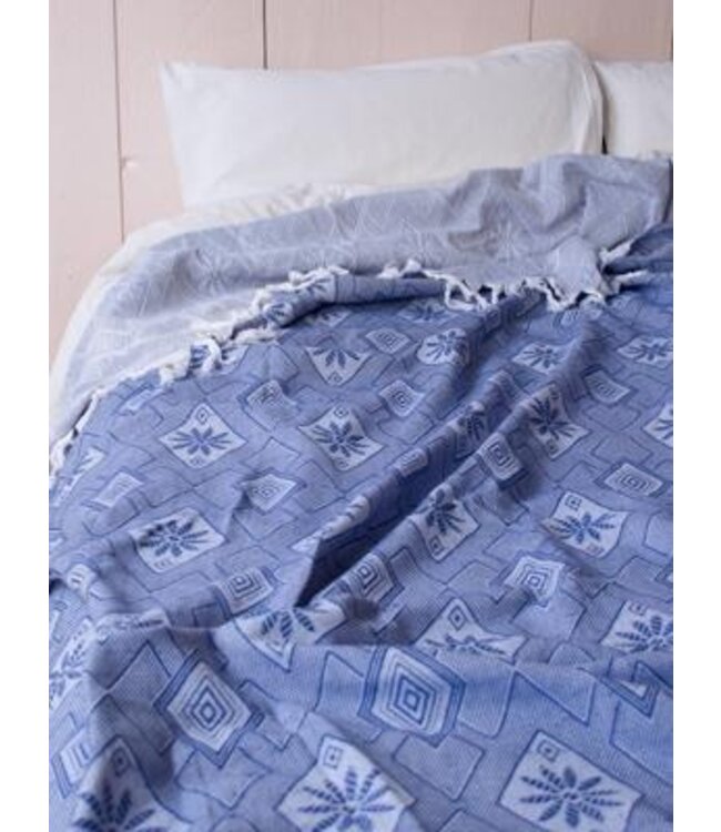 zomersprei Baklava parlementblauw 230x170cm