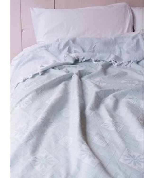 zomersprei Baklava zeegroen 230x170cm