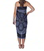 Pareo Flower gray anthracite 160x110cm