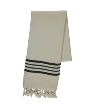 Lalay hamamdoek Krem Sultan natural black