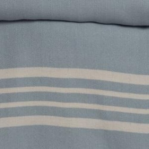 Lalay hamamdoek Krem Sultan light blue