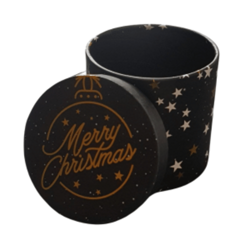 Hamams own Kerst cadeauverpakking - cadeaudoos Ø 15cm (leeg) Hamams own Kerst cadeauverpakking - cadeaudoos Ø 15cm (leeg)