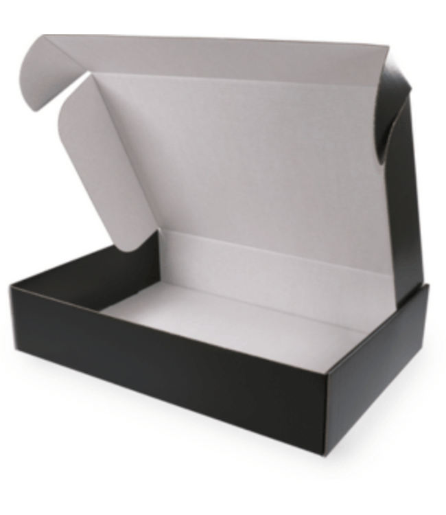 cadeauverpakking - doos zwart (leeg)