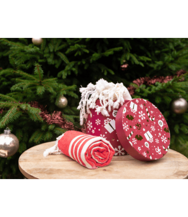 kerst cadeaubox Lalay hamamdoek trio
